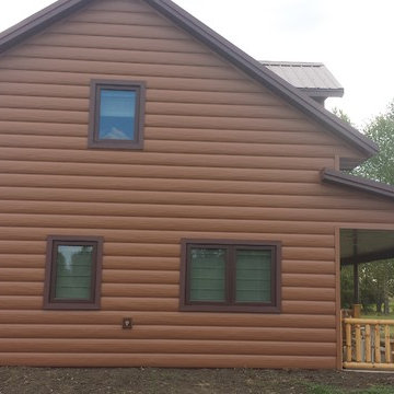 Stanley, North Dakota New Cedar Log Home