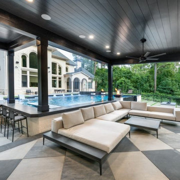Poolside Lounge with Bar Seating