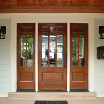 Hardie Light Mist w/ Navajo Beige Trim in Glendale, MO. 63112
