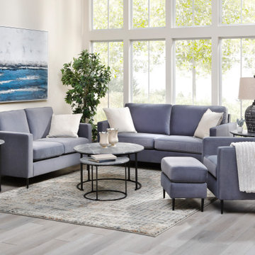 Mid-Century Inspired Living Room