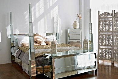 Old Hollywood Mirrored Bedroom Furniture
