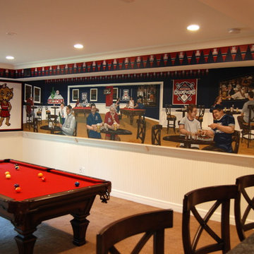 University of Arizona Sports Bar themed Mural by Tom Taylor of Wow Effects