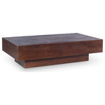 Meridian Furniture - Otto Oak Veneer Coffee Table, Brown - Accentuate any room's design and appeal with the Otto Coffee Table. With its understated design and clean lines, this coffee table is a versatile addition to any living space. Crafted from high-quality oak veneer, it exudes a timeless elegance that will complement any decor style. The table's brown finish adds a touch of sophistication and durability, making it a practical and stylish choice for any home. Whether you're looking to create a cozy and inviting atmosphere or a modern and minimalist look, this coffee table is the perfect centerpiece for your living room.