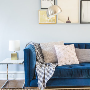 MAINLINE FEMININE MEETS MASCULINE LIVING ROOM