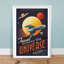 Travel Across the Universe 24" x 36" Poster - Artwork