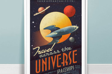 Travel Across the Universe 24" x 36" Poster
