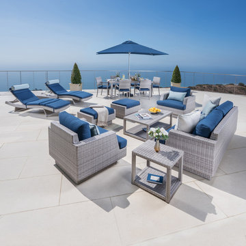 Portofino™ Comfort 18pc Estate Dining Set - Laguna Blue