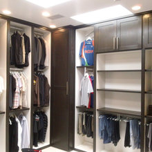 Contemporary Master Closet