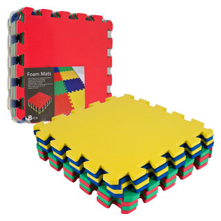 Stalwart Foam Mat Floor Tiles, Interlocking Ultimate Comfort EVA