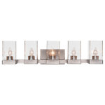 Toltec Lighting - Toltec Lighting 3125-GP-530 Nouvelle - Five Light Bath Bar - Shade Included: Yes