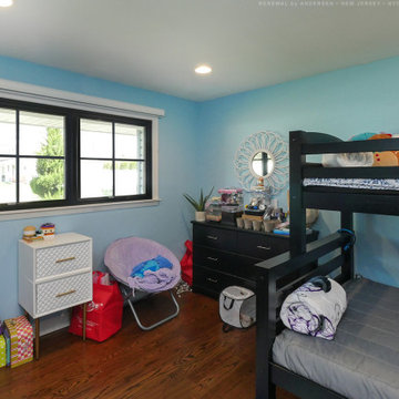 Playful Bedroom with Black Windows - Renewal by Andersen New Jersey & NYC