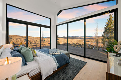Modernes Schlafzimmer in Salt Lake City