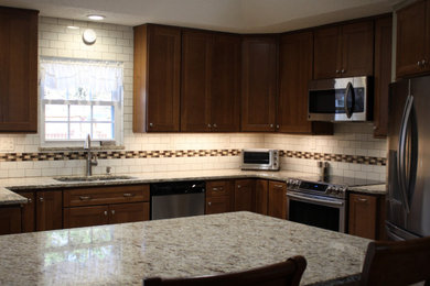 Transitional kitchen photo in Other