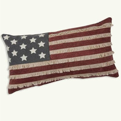 Star Spangled Banner Throw Pillow - Holiday Decorations