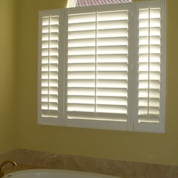 Elite Shutters in Bathroom Settings - Window Blinds