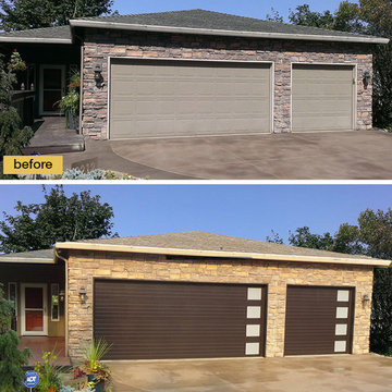 Before and After Garage Door Makeovers
