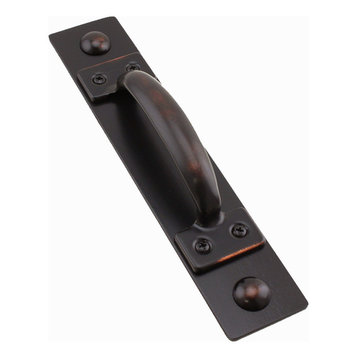 Hand Rubbed Bronze Handle, Smooth Nail Heads
