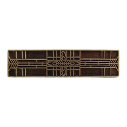 Inviting Home Inc. - Prairie Tulip, Antique-Style Brass - Cabinet And Drawer Handle Pulls