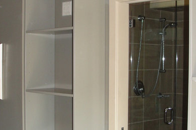 Inspiration for a contemporary bedroom remodel in Calgary