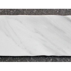 Marble Look irregular edge gloss subway tile - Wall & Floor Tiles