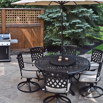 Stamped concrete patio in Avon Lake, OH