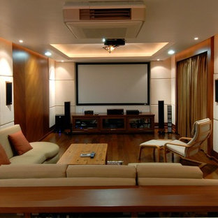 Inspiration for a home theater remodel
