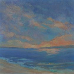 Island Sunset - Paintings