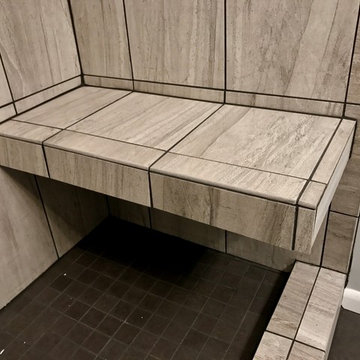 Coal Valley Bath Remodel-Cambria Seagrove Koch Cabinets