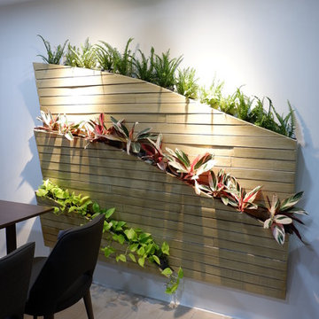 View of the Recycled Vertical Planter
