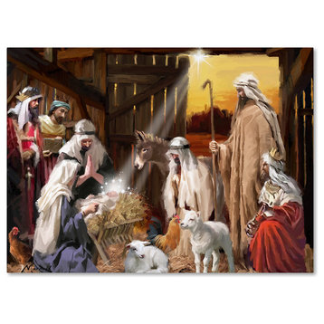 The Macneil Studio 'Nativity' Canvas Art, 18" x 24"