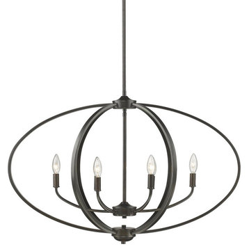 6 Light Linear Pendant in Durable style - 22.88 Inches high by 36.25 Inches