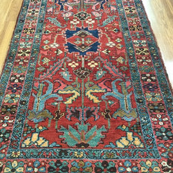 Antique Heriz - Hall And Stair Runners