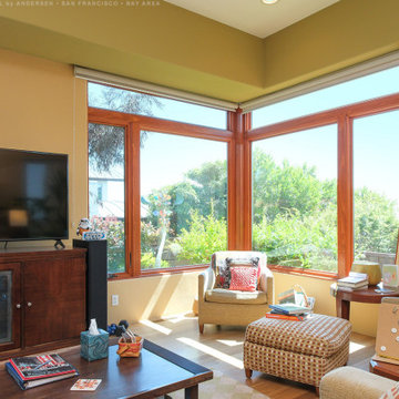 New Wood Windows in Stunning Living Room - Renewal by Andersen San Francisco Bay