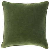 Large Moroccan Damask Green Bolster Lumbar Decorative Pillow - E-mosaik