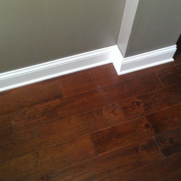 Engineered wood flooring installation, Mandarin 2012.