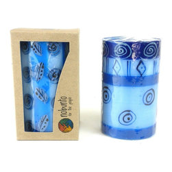 Nobunto - Hand Painted Candle, Single Box, Feruzi Design - Candles