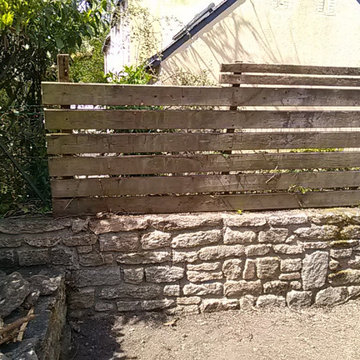 Remplacement d'une clôture et d'un portail en bois par de l'aluminium à Sautron