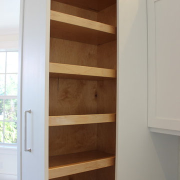 Custom Kitchen Cabinetry and Built-In China Cabinet