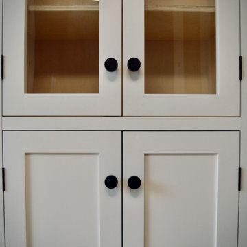 White Glazed Display Cabinets
