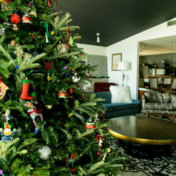 My Houzz: Sparkly Christmas Touches in a Midcentury Texas Home