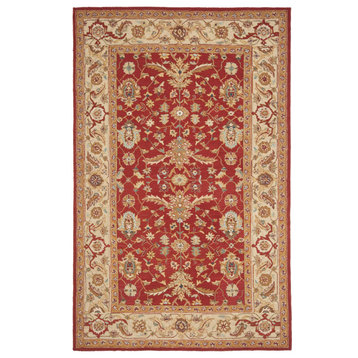 Safavieh Chelsea HK751A 3'9"x5'9" Red/Ivory Rug