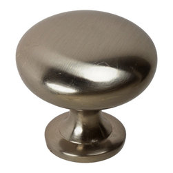GlideRite Hardware - Hardware 1-1/8" Classic Round Cabinet Knob, Satin Nickel - Cabinet And Drawer Knobs
