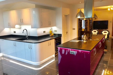 Photo of a modern kitchen in Gloucestershire.