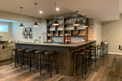 Example of a home bar design in DC Metro