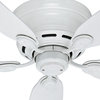 Hunter Fan Company 42" Low Profile IV White Ceiling Fan