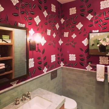 Bathroom wallpaper installation Denver, CO