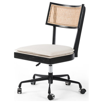 Brit Desk Chair,Brushed Ebony