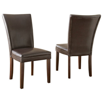 Hartford Parsons Chairs, Brown, Set of 2