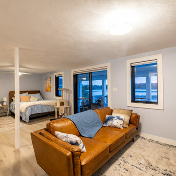 Finished Lower-Level Living and Bedroom with Waterfront Access – Cape Ann MA
