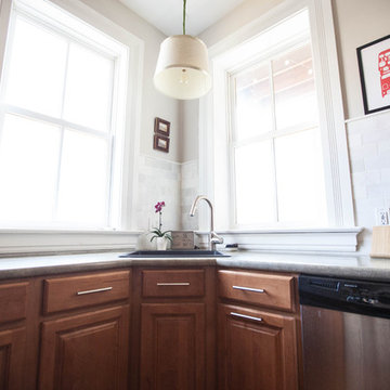 Fox Park, St.Louis Marble Kitchen Backsplash